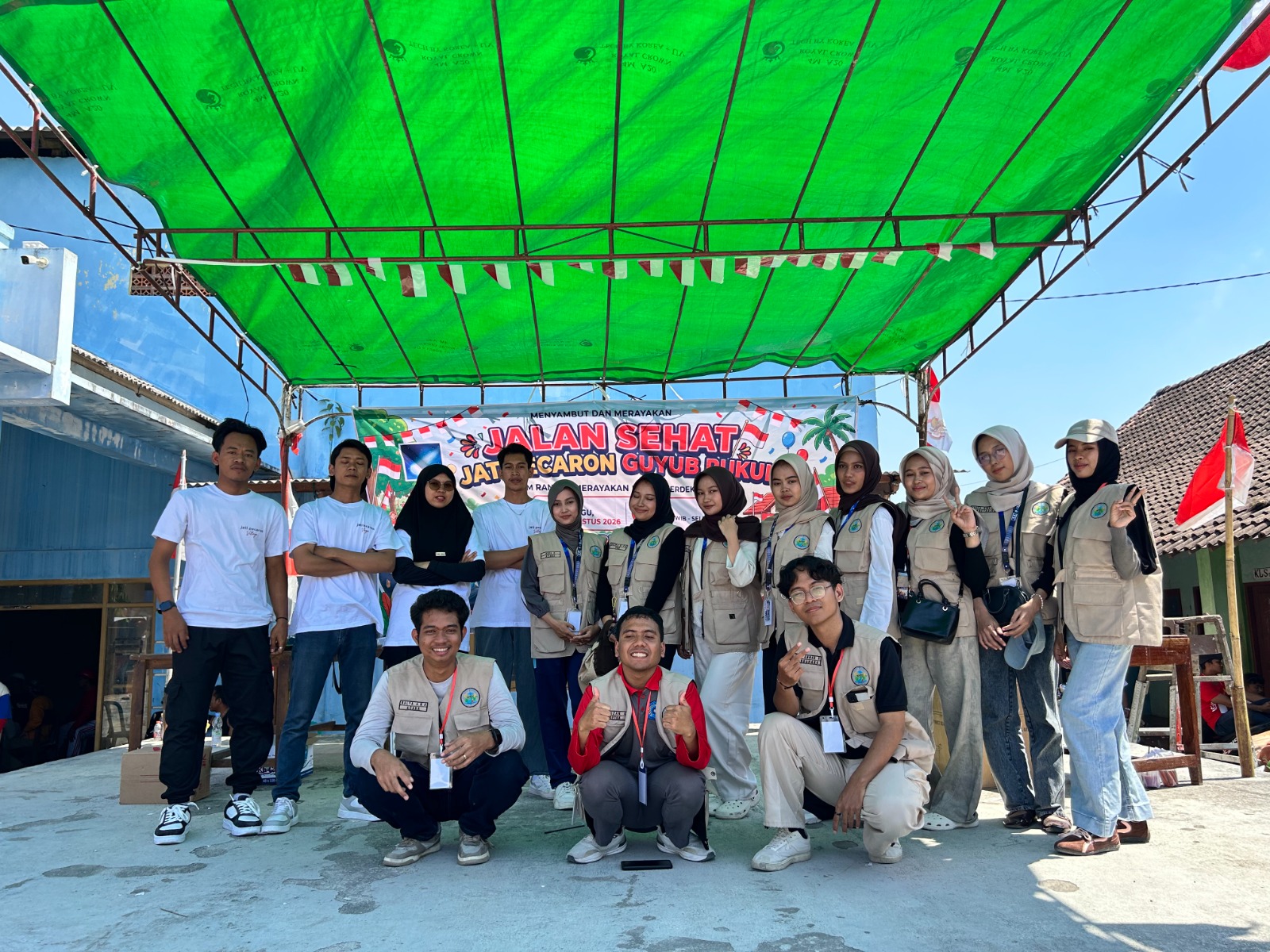 Jalan Sehat Desa Jatipecaron Memperingati Dirgahayu Indonesia ke 81